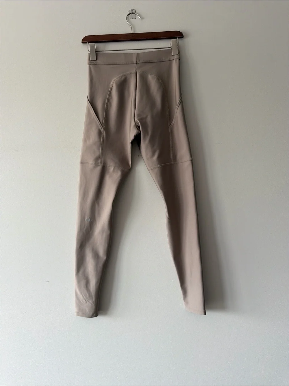 Alo yoga high waist leggings size small beige neutral taupe color
